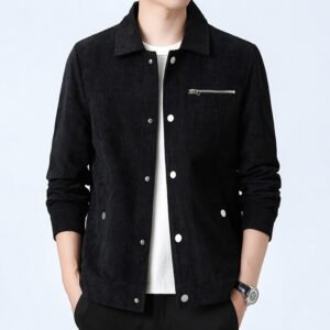 mens-clothing-autumn-trendy-youth-fashion-casual-all-match-single-breasted-polo-collar-jacket