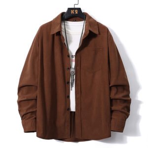 Long Sleeves Corduroy  Shirt